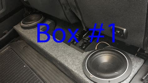 sealed box under rear seat